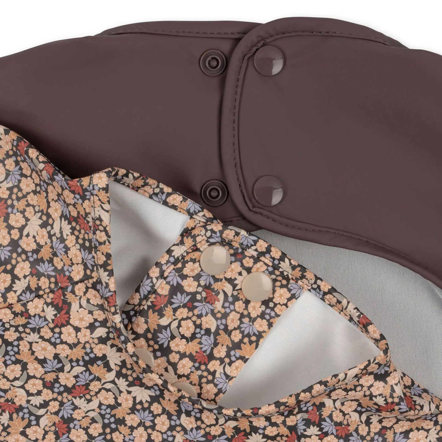 2 pack dinner bib with sleeves - toulouse/sparrow Konges Slojd