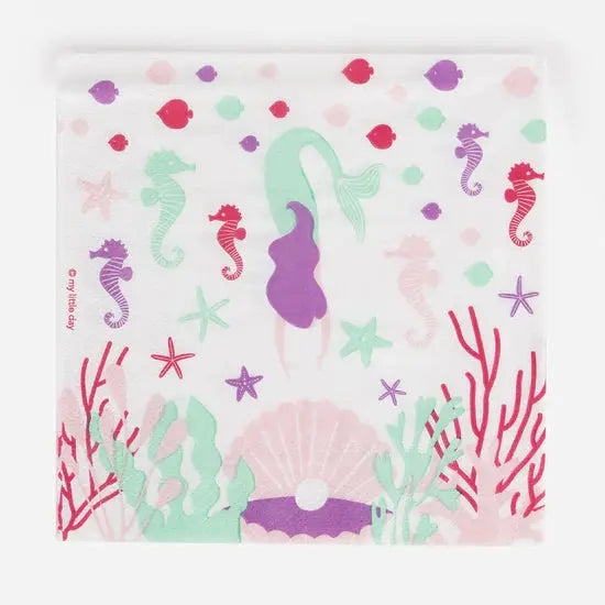 20 napkins - Mermaid My Little Day
