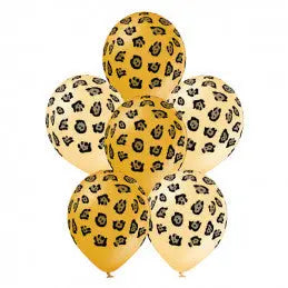 6 Ballons latex LEOPARD 30 cm cotillons Alsace