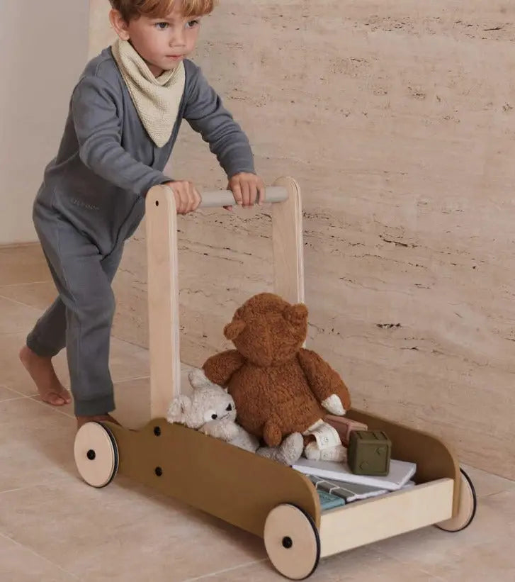 BONNIE PUSH CART GOLDEN CARAMEL/SANDY MIX LieWood