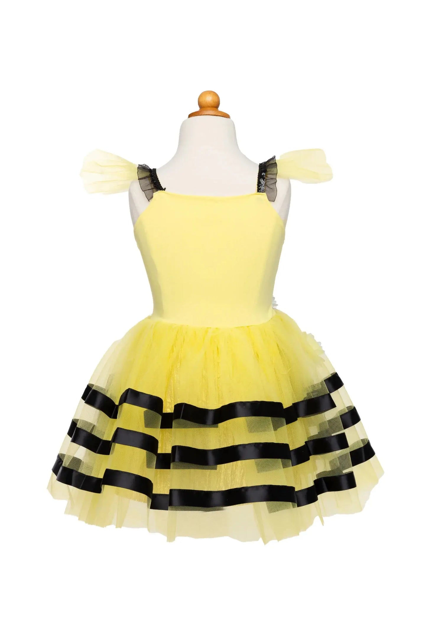 BUMBLE BEE DRESS & HEADBAND - 3-4 yrs Great Pretenders