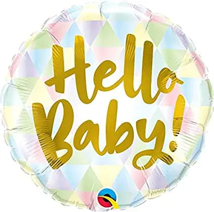Balloon Hello Baby qualatex