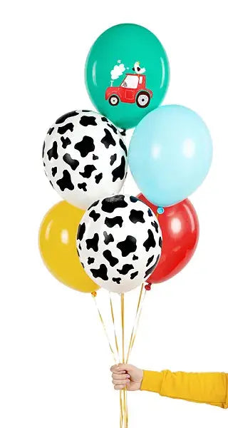 Balloons 30cm, farm, mix Partydeco