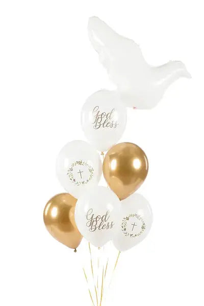 Balloons, God bless, mix Partydeco