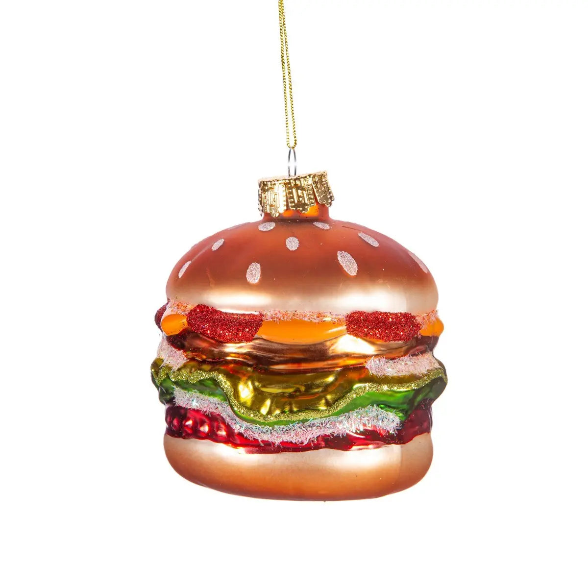 Big Fat Burger Shaped Bauble SASS AND BELLE