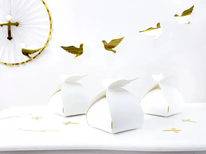 Boxes, wings, white Partydeco