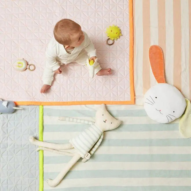 Bunny Velvet Cushion Meri Meri