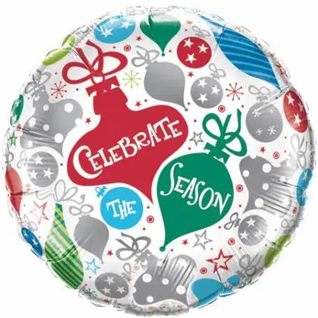 CELEBRATE THE SEASON FOIL BALLOON Betallic