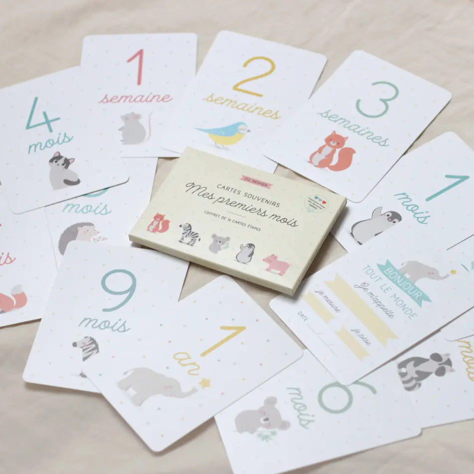 COFFRET MES PREMIERS MOIS - ANIMAUX Zu-boutique