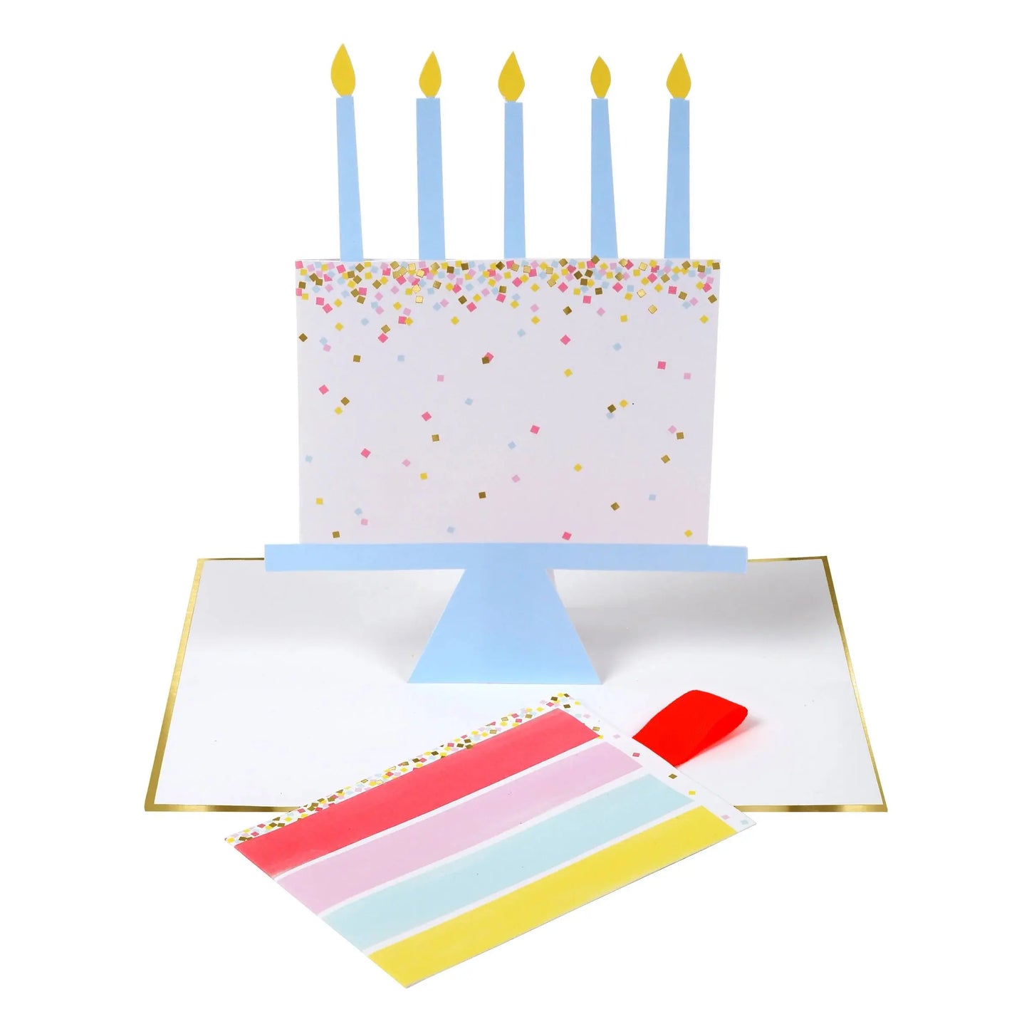 Cake Slice Stand-Up Birthday Card Meri Meri