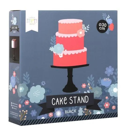 Cake stand: Large Black A Little Lovely Company