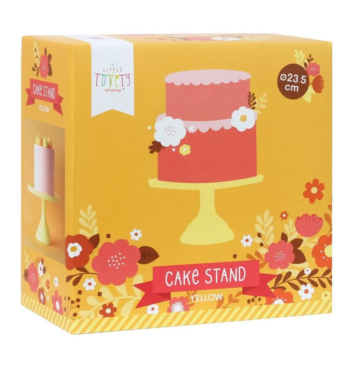 Cake stand: Small Yellow A Little Lovely Company