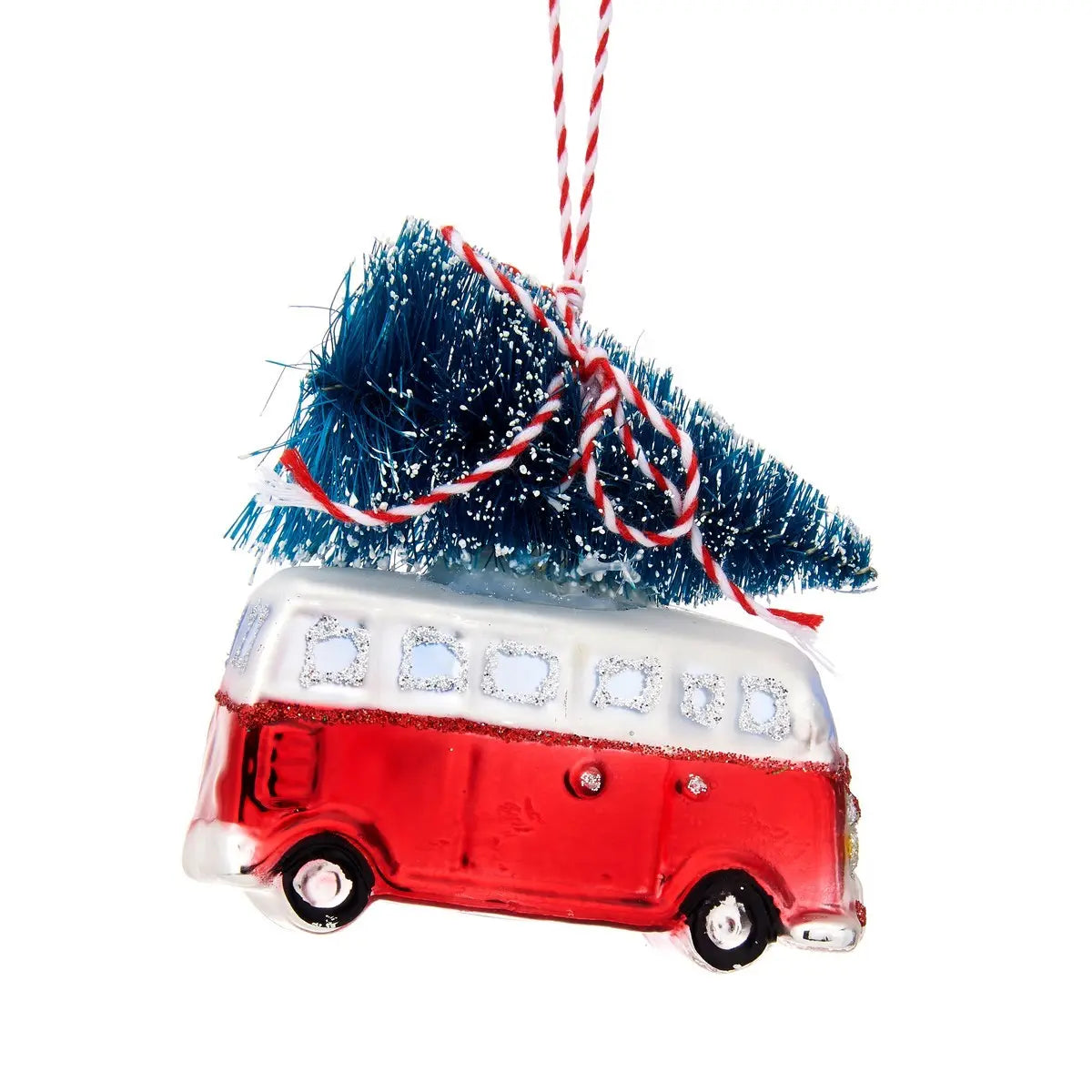 Camper Van With Tree Shaped Bauble SASS AND BELLE