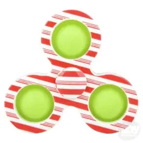 Candy Cane Holiday Poppers Spinner La Luna Bella