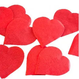Canon à confettis 40cm Papier Cœurs Rouges cotillons Alsace