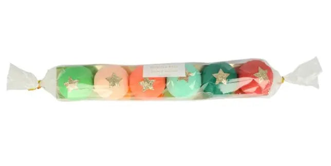Christmas Surprise Balls (set of 6) Meri Meri