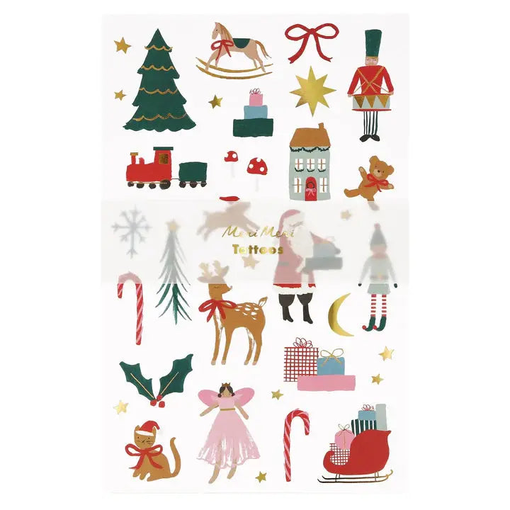 Christmas Tattoo Sheet (2 sheets) Meri Meri