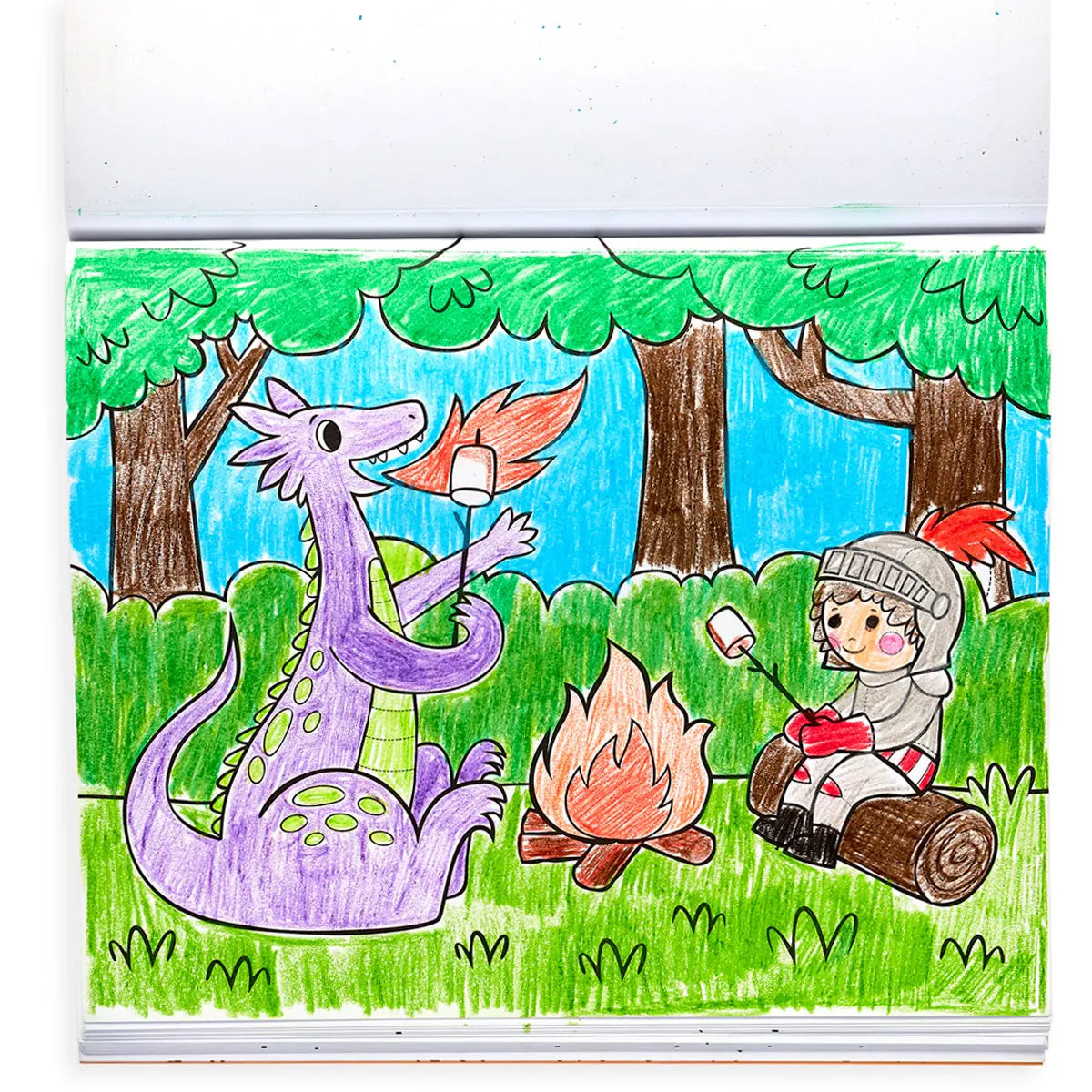 Colorin Book – Knights & Dragons OOLY