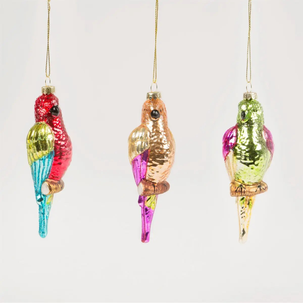 Colourful Parrot Shaped Bauble Assorted - SASS & BELLE SASS AND BELLE