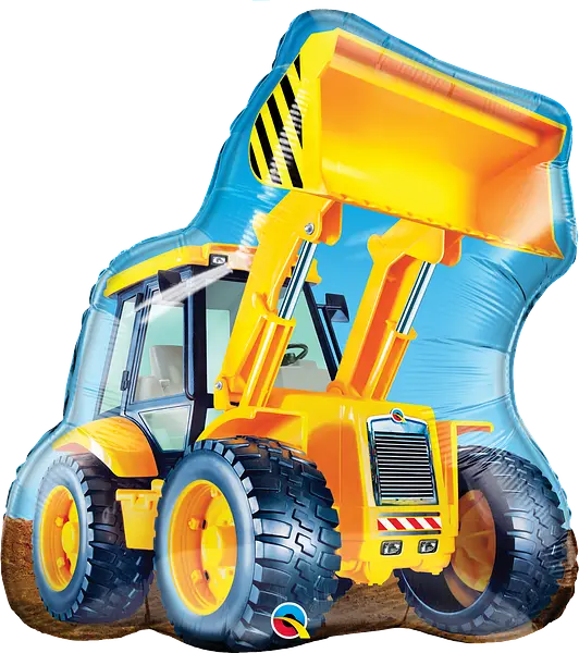 Construction Loader Foil Balloon qualatex