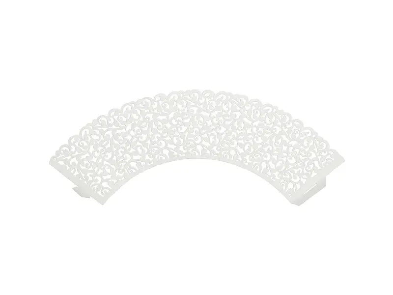 Cupcake wrappers, white Partydeco