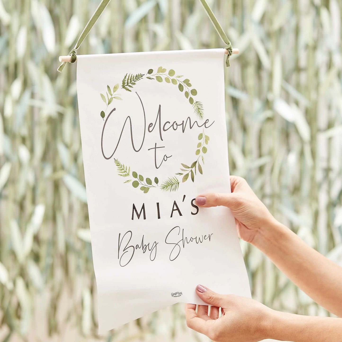 Customisable Baby Shower Welcome Sign Ginger Ray