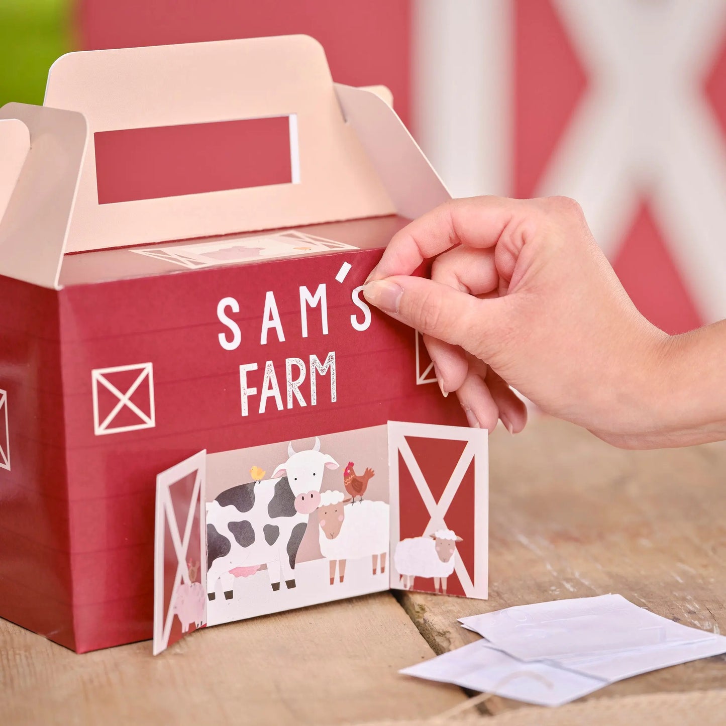 Customisable Barn Party Box Ginger Ray