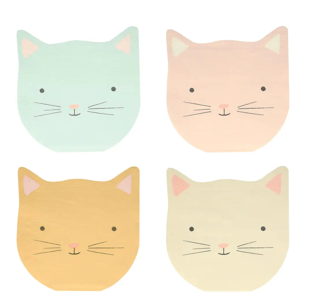 Cute Kitten Napkins (x 16) Meri Meri
