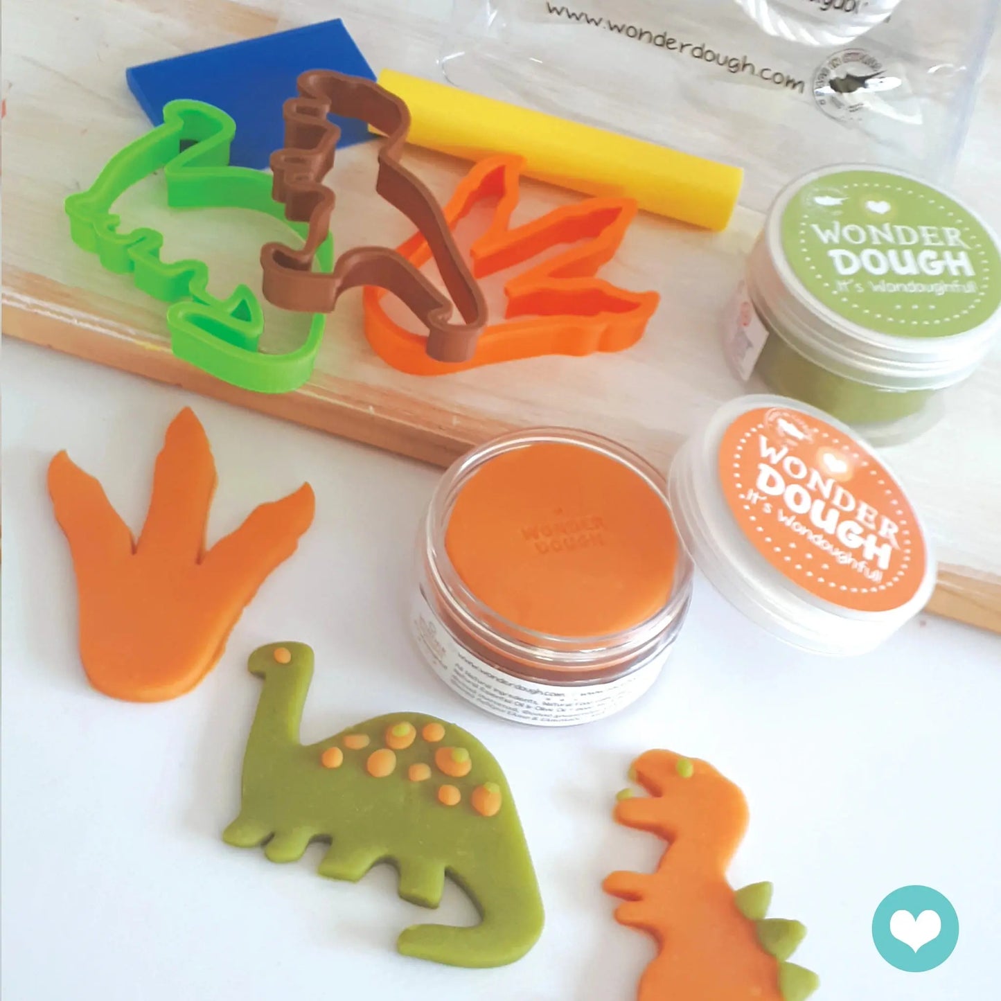 Dinosaur Set Small WonderDough