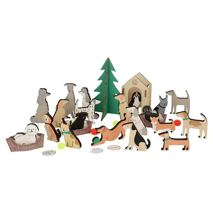 Dog Advent Calendar Suitcase Meri Meri