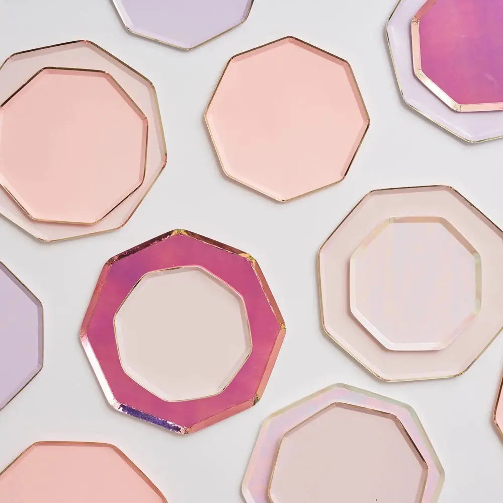 Dusky Pink Dinner Plates (set of 8) Ginger Ray