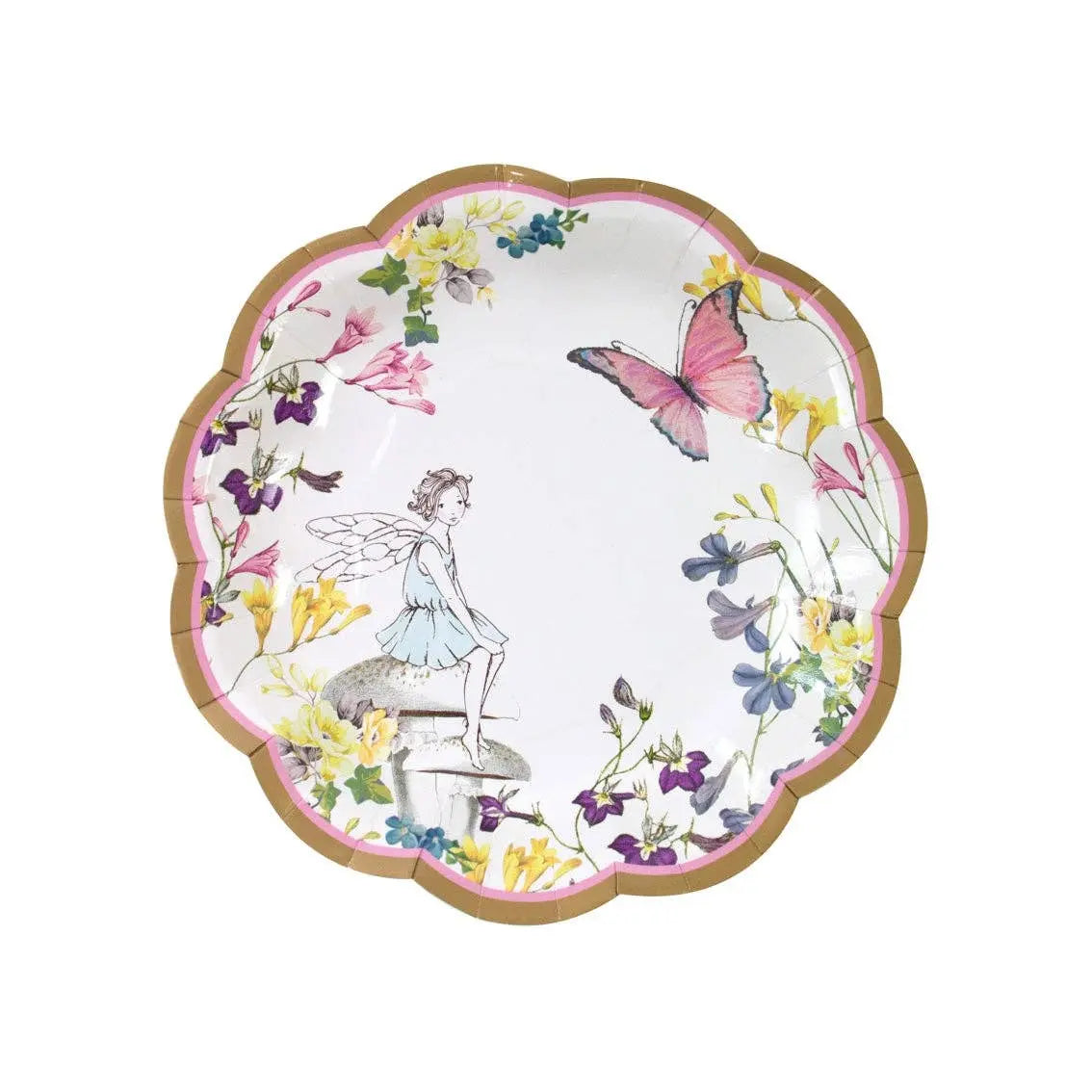 Fairy Plates - 12 Pack Talking Tables