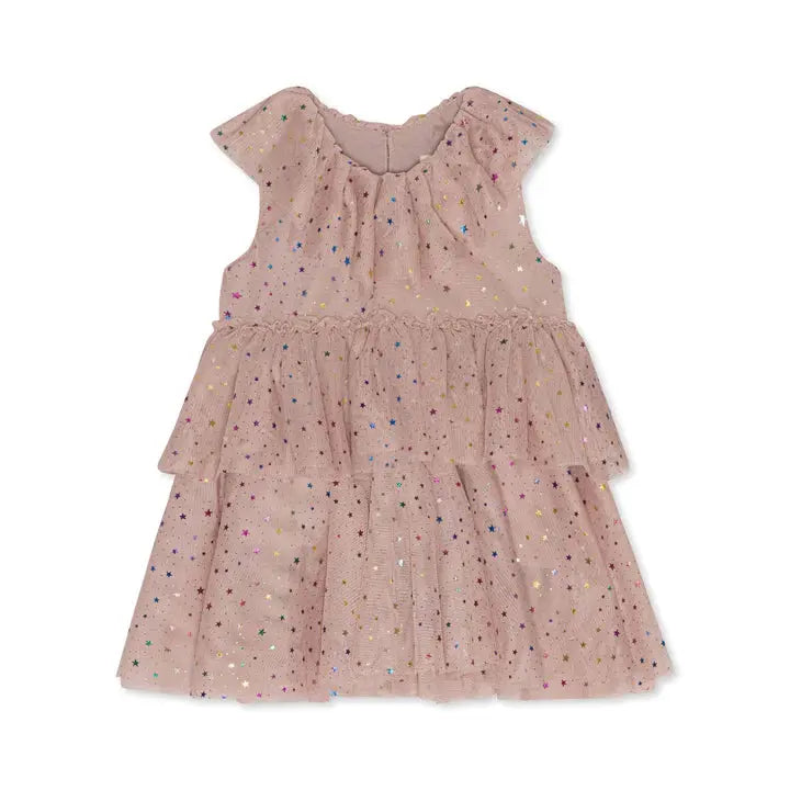 Fairy dress étoile multi rose Konges Slojd