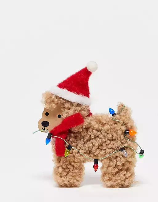 Festive Cockapoo Hanging Decoration SASS AND BELLE