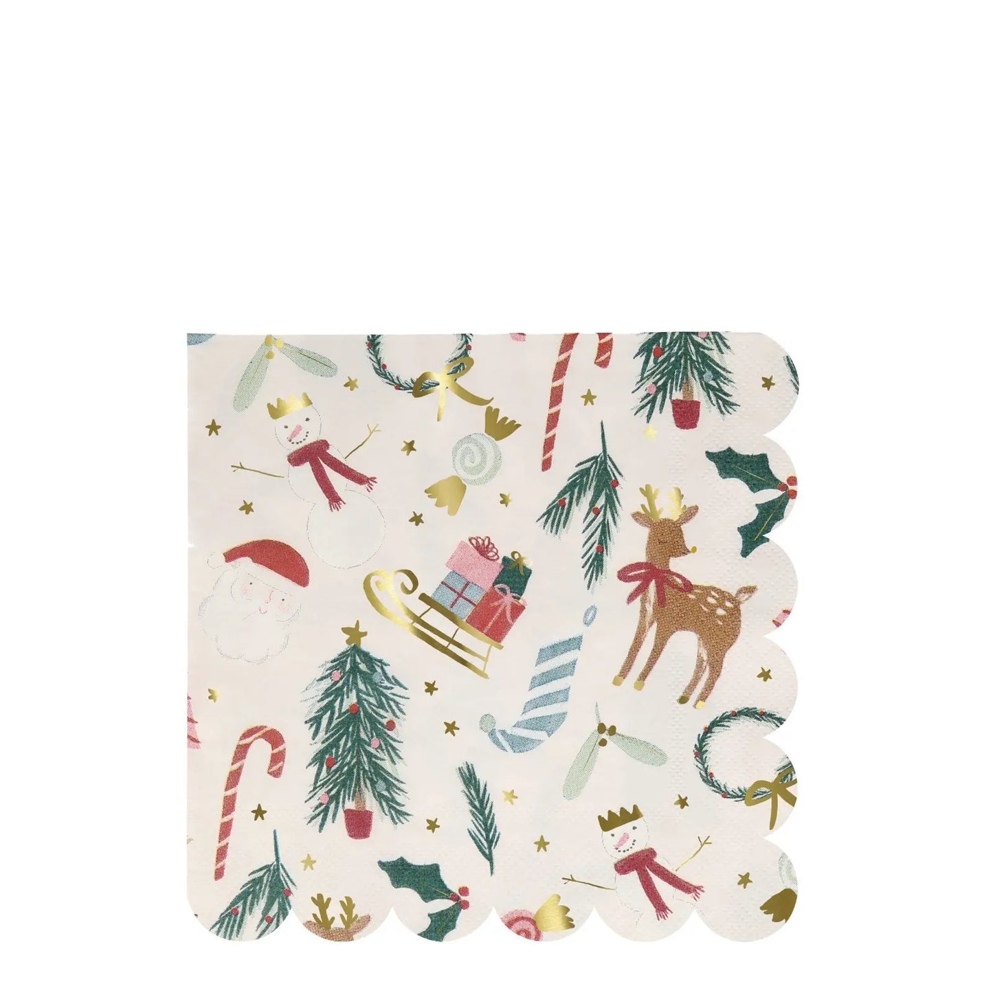 Festive motif napkins L Meri Meri