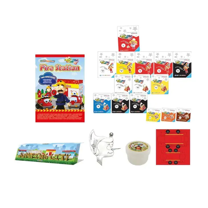 Fire Station - Jumpingcity Clay Modelling Series Set JumpingClay