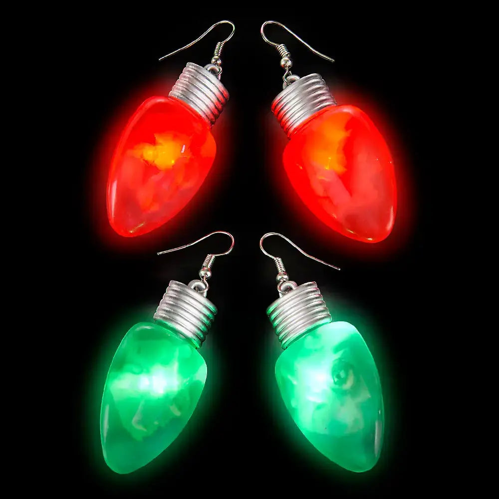 Flashing Bulb Shape Earrings La Luna Bella