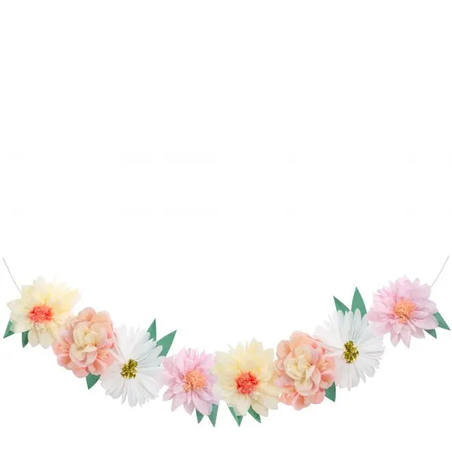Flower garden garland XL Meri Meri