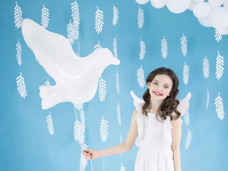 Foil Balloon Dove white Partydeco
