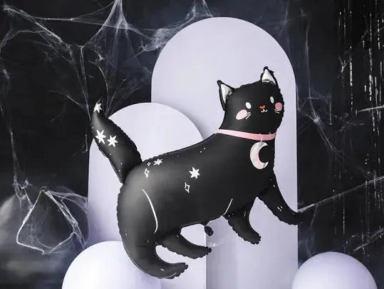Foil Balloon black cat Partydeco