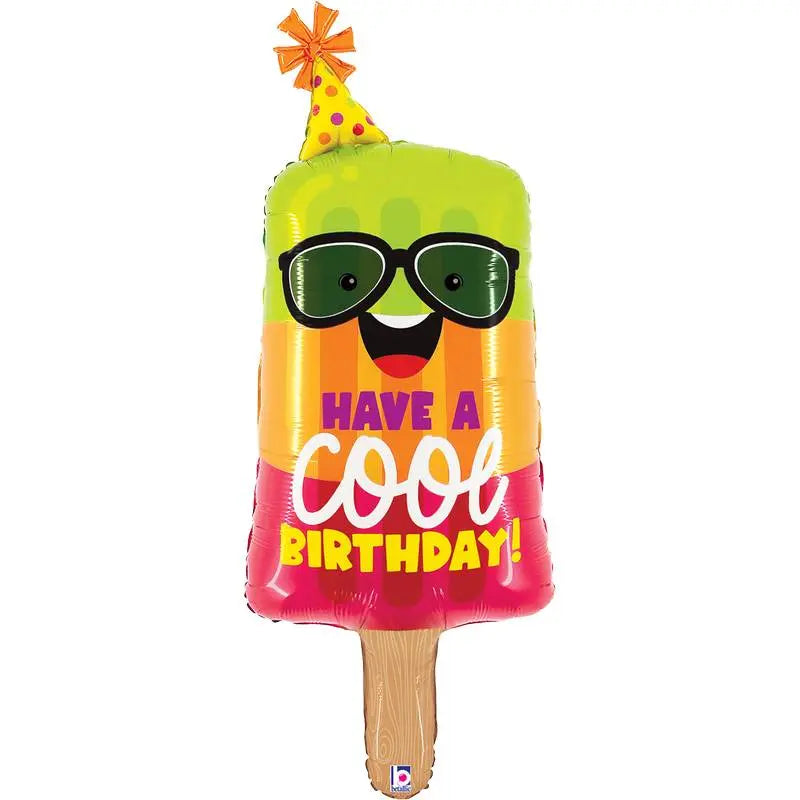 Foil balloon 45″ Cool Birthday Popsicle – Grabo grabo
