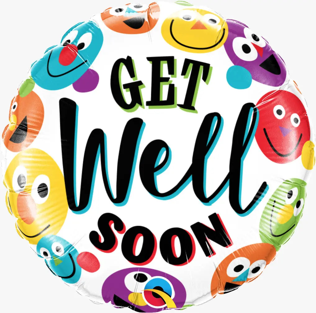 GET WELL SOON BALLOON qualatex