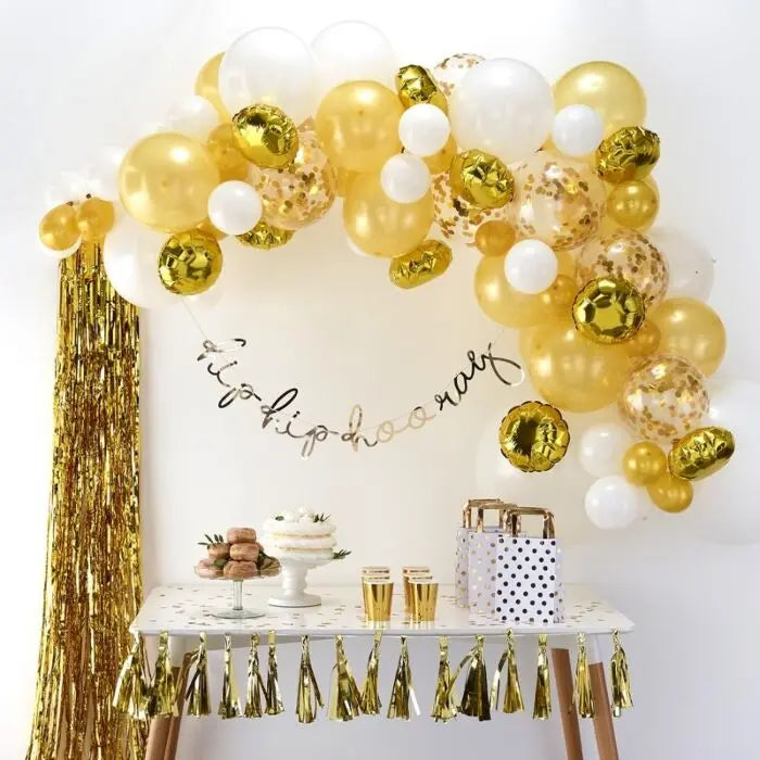 GOLD BALLOON ARCH KIT Ginger Ray