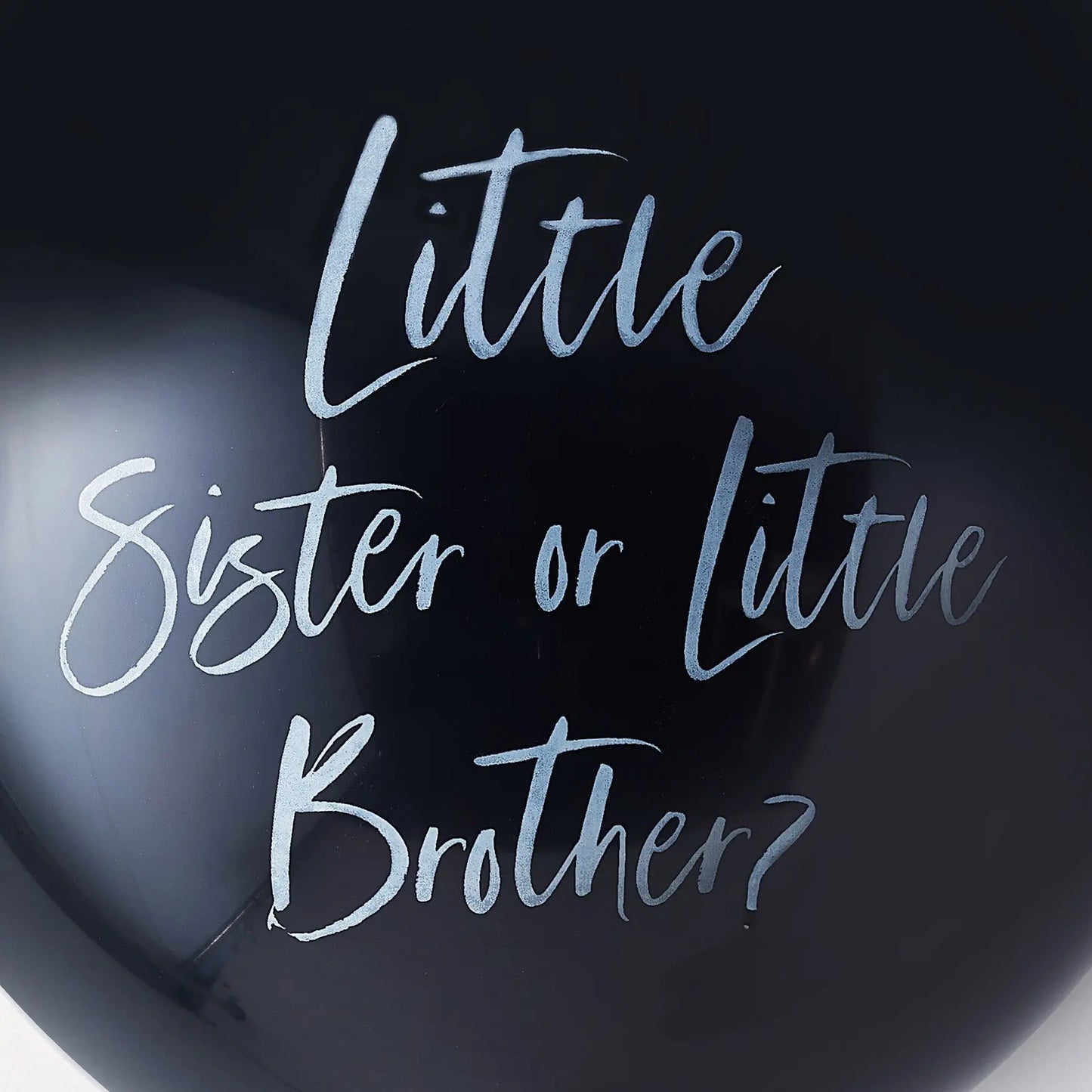 Gender Reveal Little Brother or Sister Balloon Ginger Ray