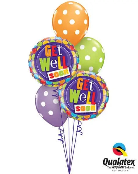 Get Well Soon Foil Balloon qualatex