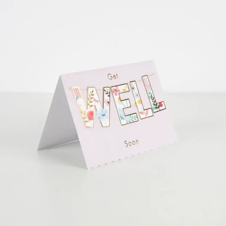 Get Well Soon Garland Card Meri Meri