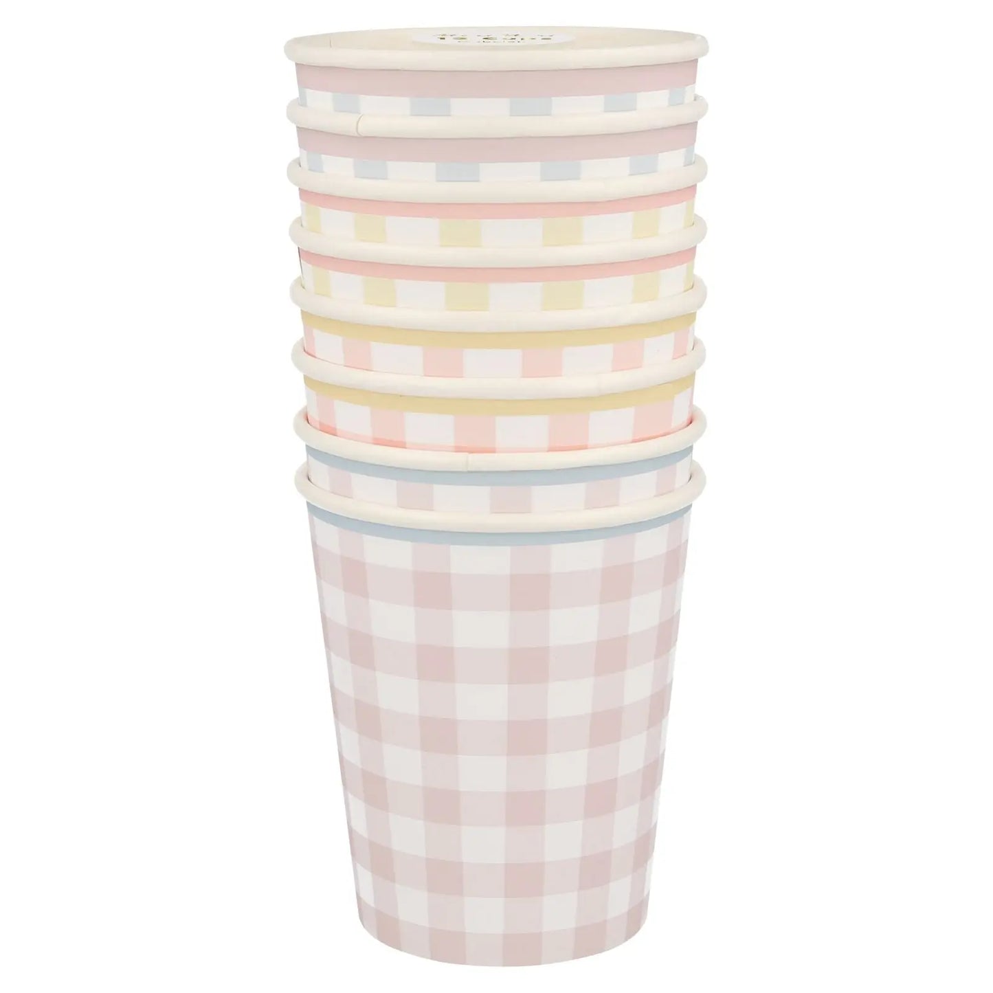 Gingham cups Meri Meri