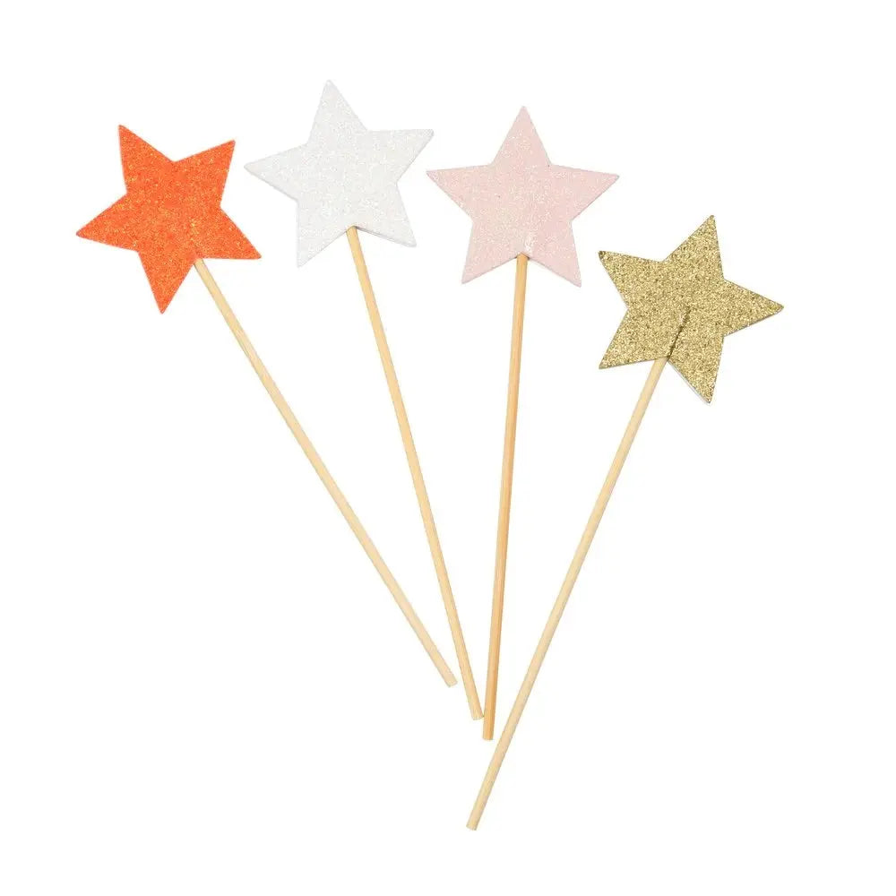Glitter Star Wands (set of 8) Meri Meri