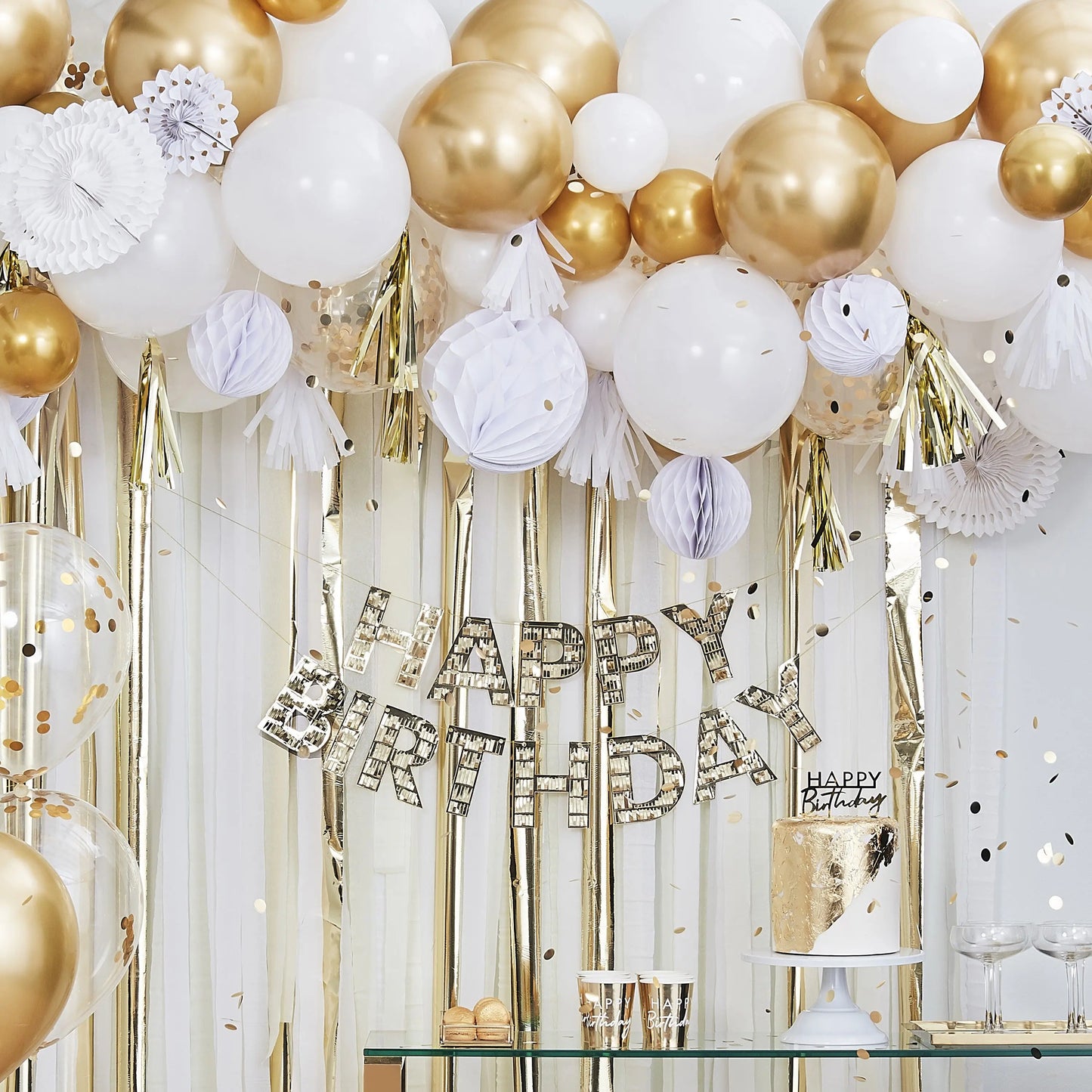 Gold Balloon Arch Kit Ginger Ray