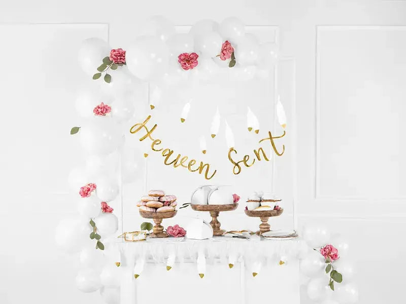 Gold Feather Place Cards Partydeco